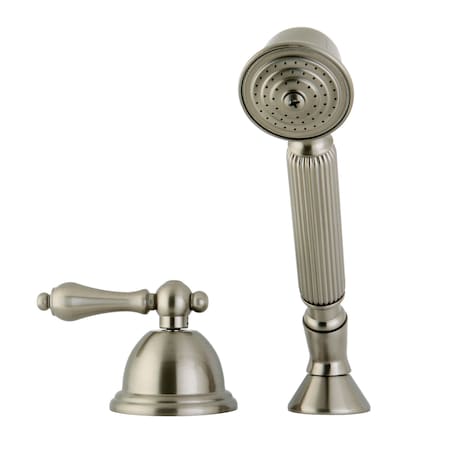 Tub Filler Faucet, Brushed Nickel, Deck